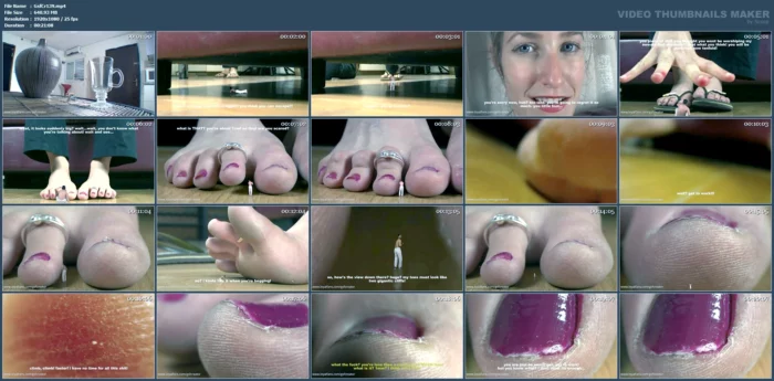 The Fugitive - Sfx Epic - Goddess Daina - GSFCREATOR / GIANTESS SHRINKING FEET - MP4