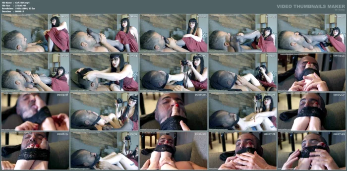 Foot Slave's Reward - Goddess Nyxon - GSFCREATOR / GIANTESS SHRINKING FEET - MP4