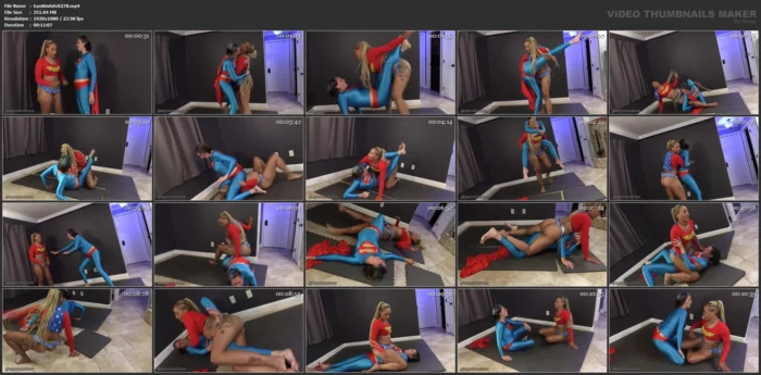 Superheroines Spar To Test Their Strengt - GINARYS KINKY ADVENTURES / GKA PRODUCTIONS - MP4