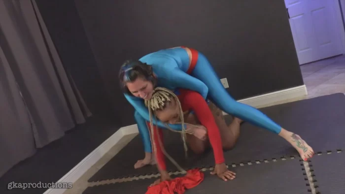 Superheroines Spar To Test Their Strengt - GINARYS KINKY ADVENTURES / GKA PRODUCTIONS - MP4