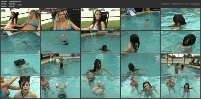 Anastasia Wet Pool Hair To Fight Trance - GINARYS KINKY ADVENTURES / GKA PRODUCTIONS - MP4