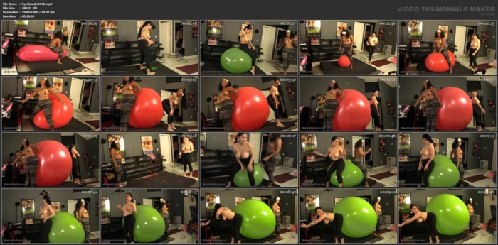 Selena & Dragon Balloon Popping Fun - GINARYS KINKY ADVENTURES / GKA PRODUCTIONS - MP4