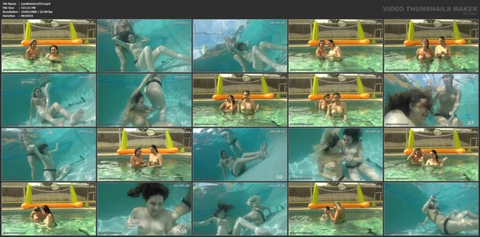 Nikki & Sadie Underwater Breatholding - GINARYS KINKY ADVENTURES / GKA PRODUCTIONS - MP4