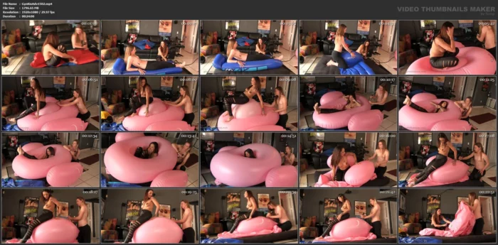 Bailey & Stefania - Inflatable Pop Round 2 - GINARYS KINKY ADVENTURES / GKA PRODUCTIONS - MP4