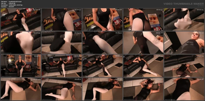 The Queen Of Tights Sasha Foxxx Seduces U - GINARYS KINKY ADVENTURES / GKA PRODUCTIONS - MP4