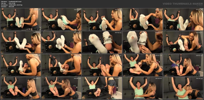 Vanessa Cage Tickled By Britteni Banks - GINARYS KINKY ADVENTURES / GKA PRODUCTIONS - MP4