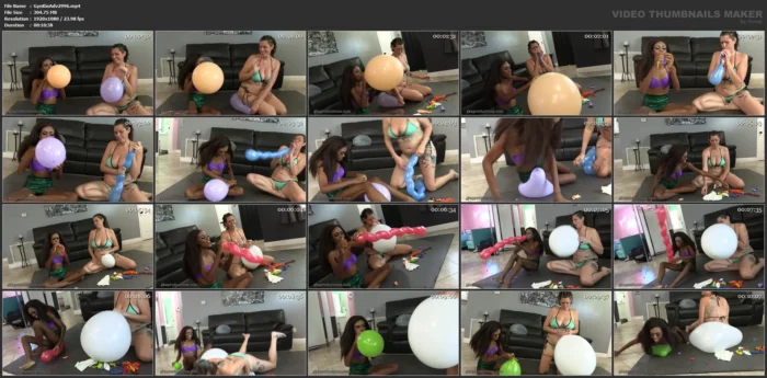 Anastasia & Vanessa - Balloon Fun - GINARYS KINKY ADVENTURES / GKA PRODUCTIONS - MP4