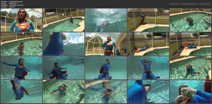 You Betray Supergrrl While Swimming - GINARYS KINKY ADVENTURES / GKA PRODUCTIONS - MP4