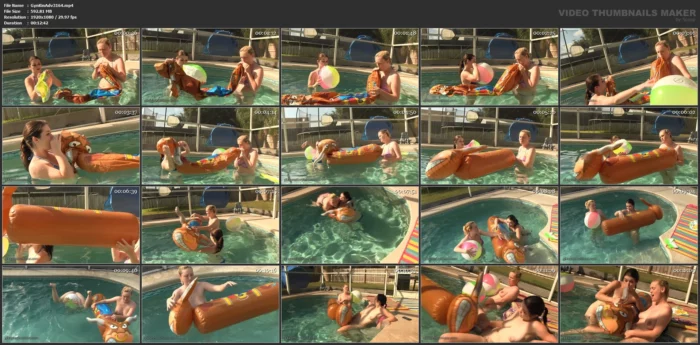 Anastasia & Amanda - Swimming Inflatables - GINARYS KINKY ADVENTURES / GKA PRODUCTIONS - MP4