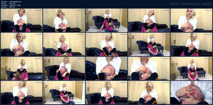 Tormented By Breath Reduction - Lady Assya Blonde - HOMSMOTHER - MP4