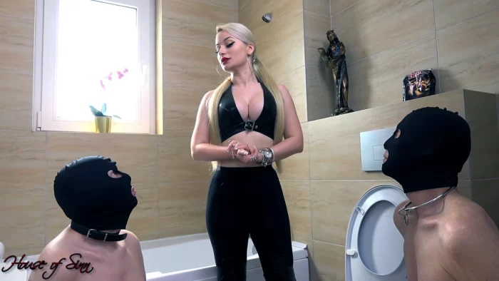 Best Toilet Licker Gets The Job - HOUSE OF SINN - MP4