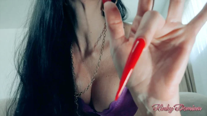 Focus On Pleasing Me By Edging - KINKY DOMINA CHRISTINE QUEEN OF NAILS - MP4