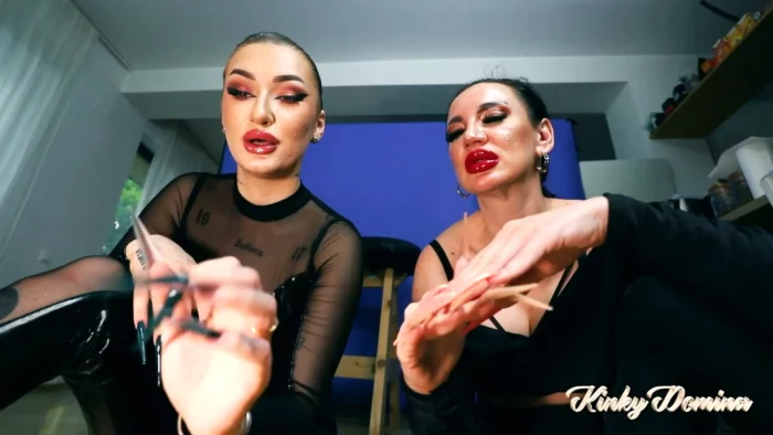 Comparing Hands And Nails With Rebecca Madden Asmr - KINKY DOMINA CHRISTINE QUEEN OF NAILS - MP4