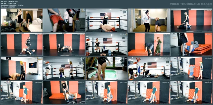 Enjoy Our First 'Besf Of' And See The Progression Of Our Best Kicking Scenes - KISA KICKS AND CJ - MP4