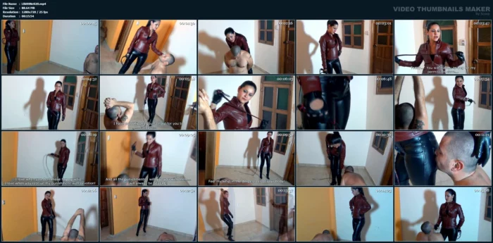 Punished By The Leather Reeducatrix - LATIN BEAUTIES IN HIGH HEELS - MP4