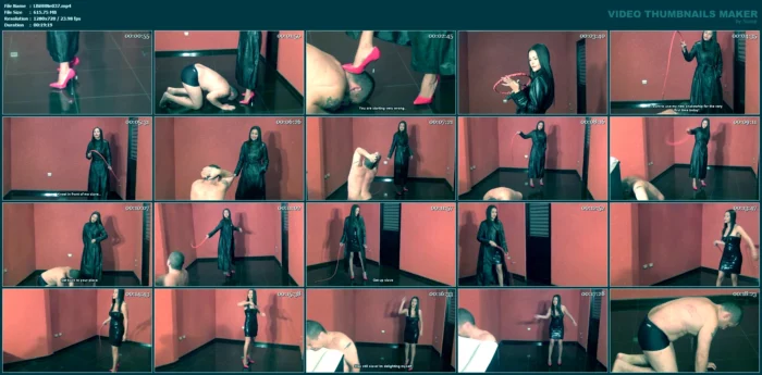 Diosa - Bullwhipped By A Leather Goddess - LATIN BEAUTIES IN HIGH HEELS - MP4