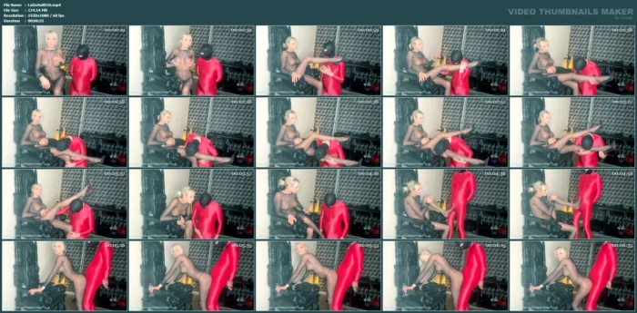 More Tease In My Nylon Body Suit - Worship Those Legs - LADYDARKANGEL - MP4