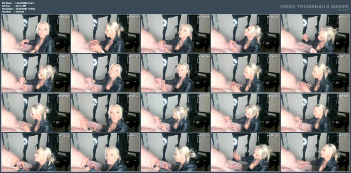 Testing My Sharp Nails On His Cock - LADYDARKANGEL - MP4