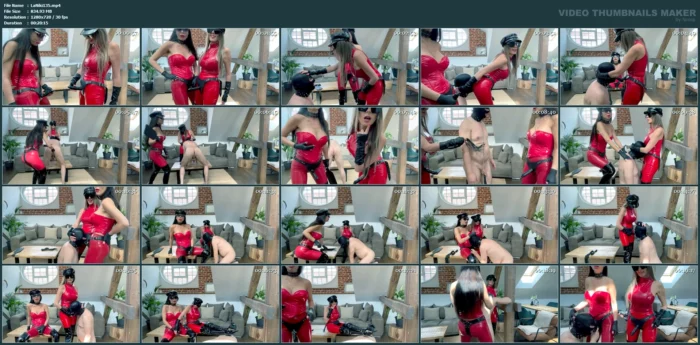 Double Pov Blowjob For My Cuckold Slave - LADY NIKITA - MP4