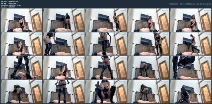 Hard Bdsm Spanking For My Cuckold Slave - LADY NIKITA - MP4