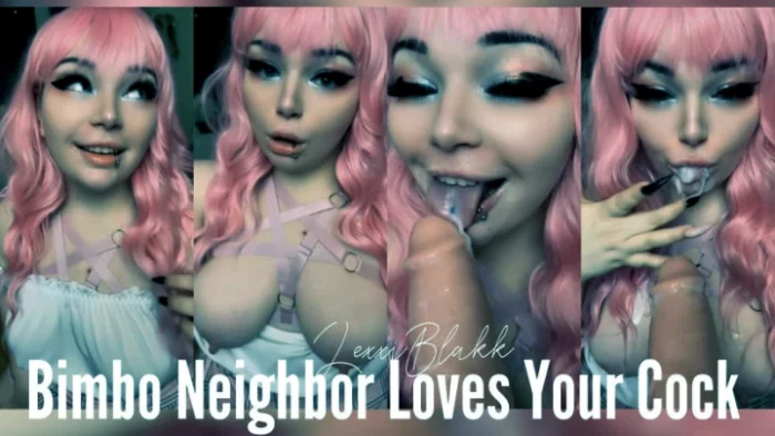 Bimbo Neighbor Loves Your Cock - LEXXI BLAKK / ALEXIS BLAKK - MP4