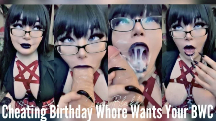 Cheating Birthday Whore Wants Your BWC - LEXXI BLAKK / ALEXIS BLAKK - MP4