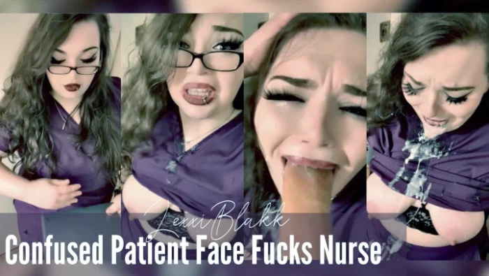 Confused Patient Face Fucks Nurse - LEXXI BLAKK / ALEXIS BLAKK - MP4