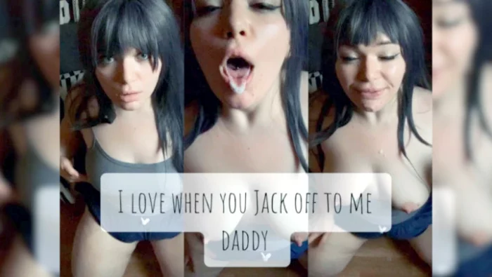 Cum on my face Daddy JOI - LEXXI BLAKK / ALEXIS BLAKK - MP4