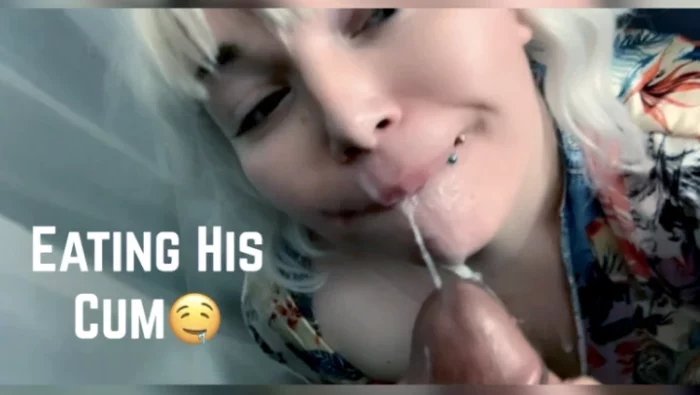 Eating His Cum - LEXXI BLAKK / ALEXIS BLAKK - MP4