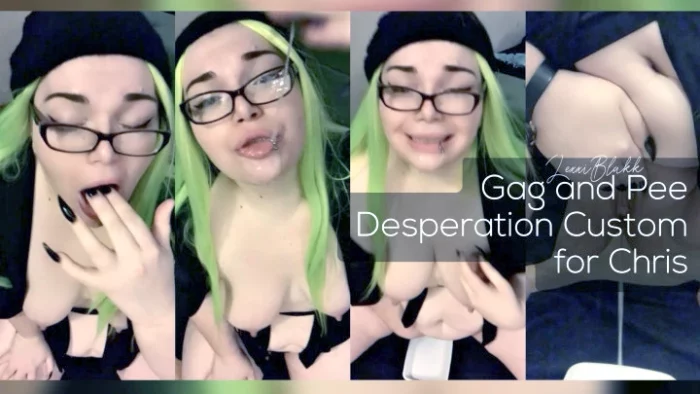 Gag and Pee Desperation for Chris - LEXXI BLAKK / ALEXIS BLAKK - MP4