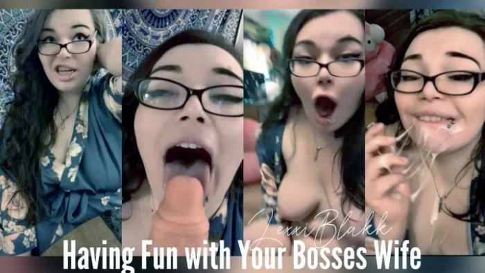 Having Fun with Your Bosses Wife - LEXXI BLAKK / ALEXIS BLAKK - MP4