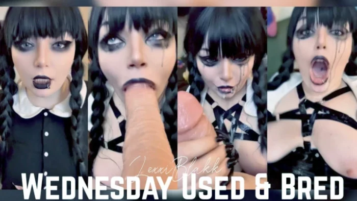 Wednesday Used and Bred - LEXXI BLAKK / ALEXIS BLAKK - MP4