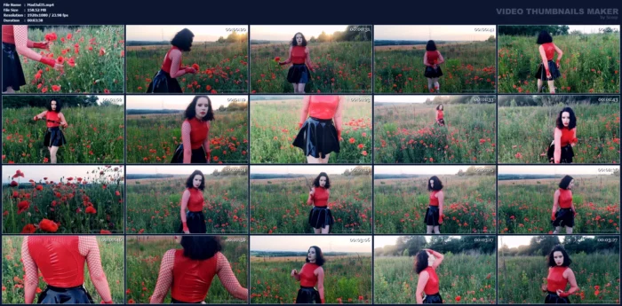 Come With Me For A Walk In Poppy Field - MADAME JULIETTE - MP4