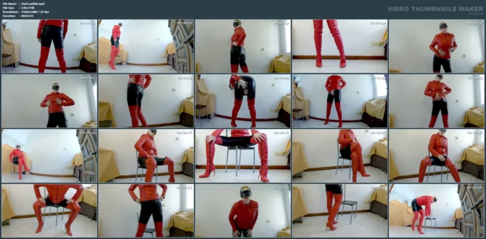 Milf In Red Leather - MATURE_CUNT / MATURE_C - MP4