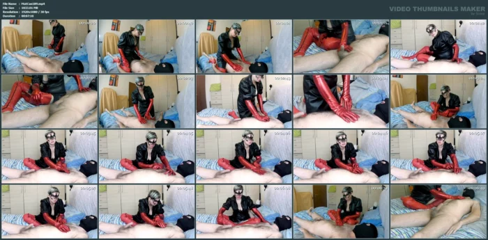 Red Gloves Teasing Led To Hands Free Cum - MATURE_CUNT / MATURE_C - MP4