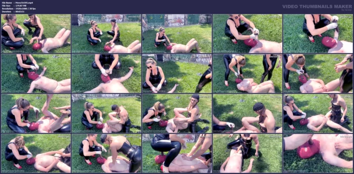 Sucking And Fucking On The Grass Outdoors - MEESTERES TIRZA / KIKI KOETSENRUIJTER / MISTRESS TIRZA - MP4