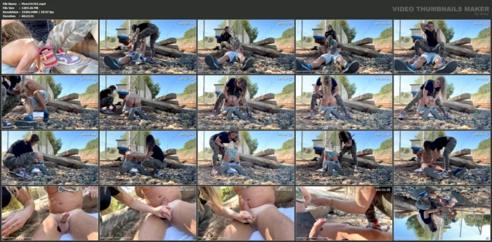 Public Domination On The Beach In Spain - MEESTERES TIRZA / KIKI KOETSENRUIJTER / MISTRESS TIRZA - MP4