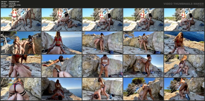 Fucking Nudist On The Beach - MAHOGANYQEN - MP4