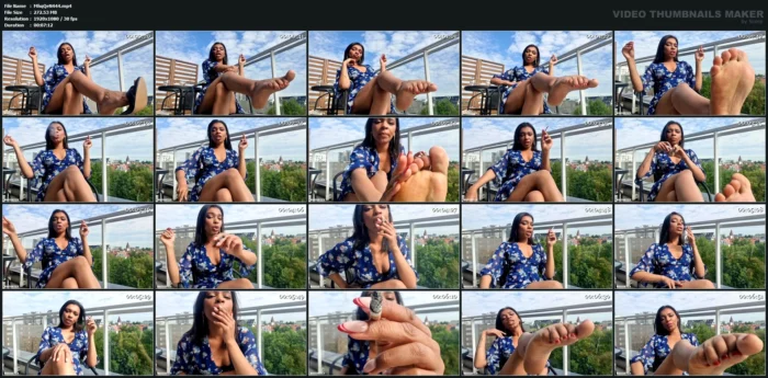 Smoking And Teasing You With My Feet - MAHOGANYQEN - MP4