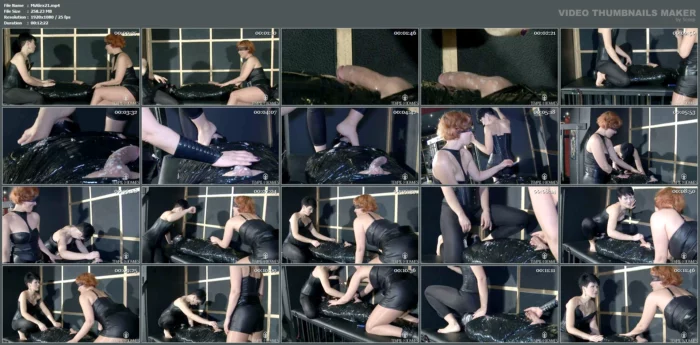 Playing With My Tied Up Slave - MISTRESS ALEXANDRA BALANCE / FEMDOM GALA - MP4