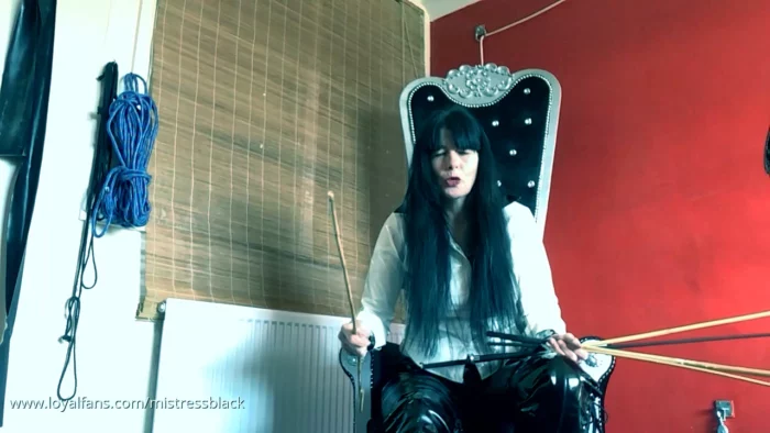 Punished For Not Cleaning Boots - MISTRESS BLACK - MP4