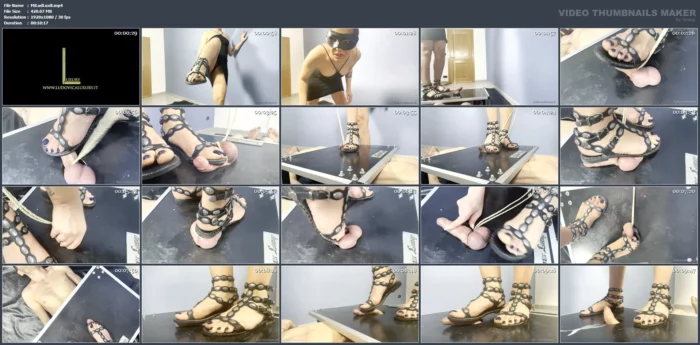 Slave Sandals - MISTRESS LUDOVICA LUXURY - MP4