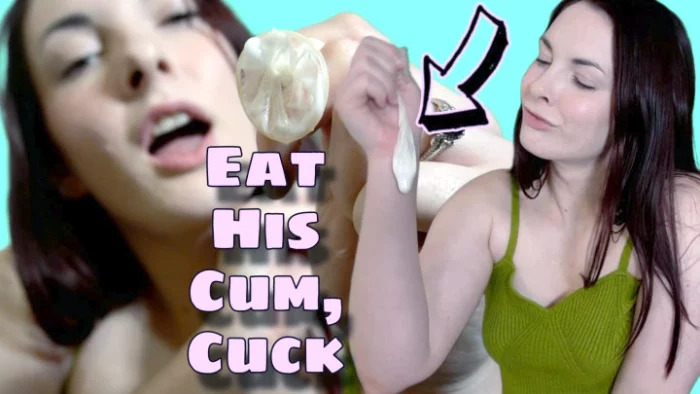 Eat His Cum Cuck - MISS MALORIE SWITCH - MP4