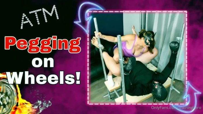 Atm Pegging On Wheels! - MISS RAVEN / TRAININGZERO - MP4