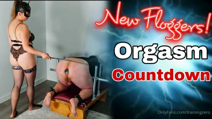 New Floggers! Orgasm Countdown - MISS RAVEN / TRAININGZERO - MP4