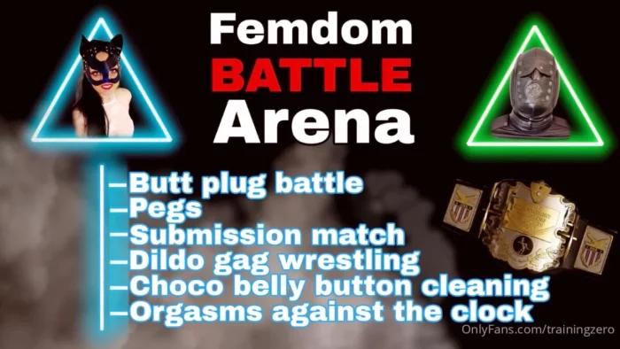 Femdom Battle Arena - MISS RAVEN / TRAININGZERO - MP4