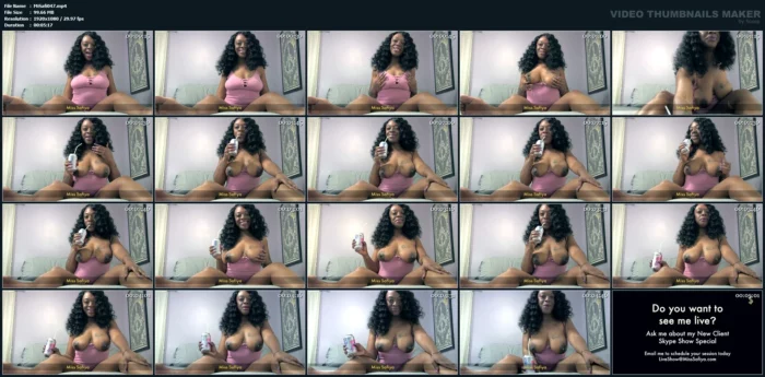 Topless Burping - MISS SAFIYA - MP4