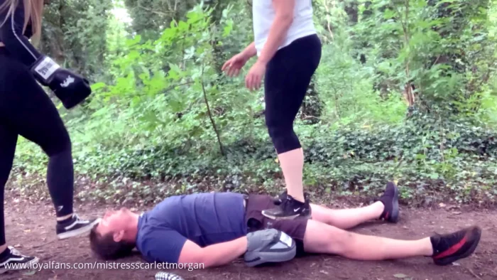 Personal Trainer Gets A Beat Down - MISTRESS SCARLETT MORGAN - MP4