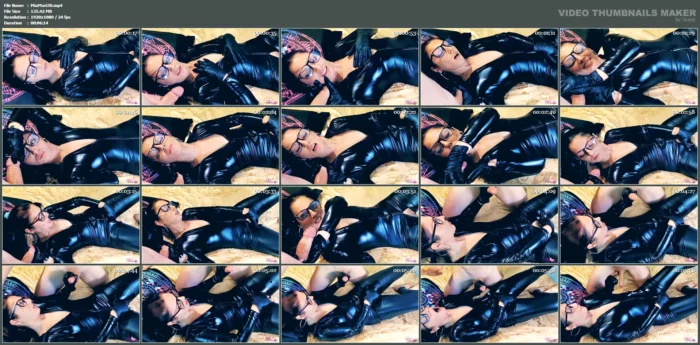 Let's Cum Together - Passionate Double Handjob In Latex Catsuit And Gloves - MIA MARIPOLLA / MIASHOMEMADEFLIX - MP4