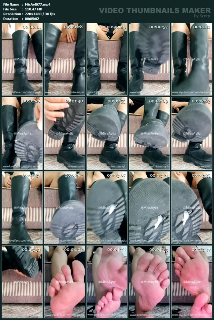 My Stinky Boots - MISTRESS AYLIZ / MISSAYLIZ - MP4